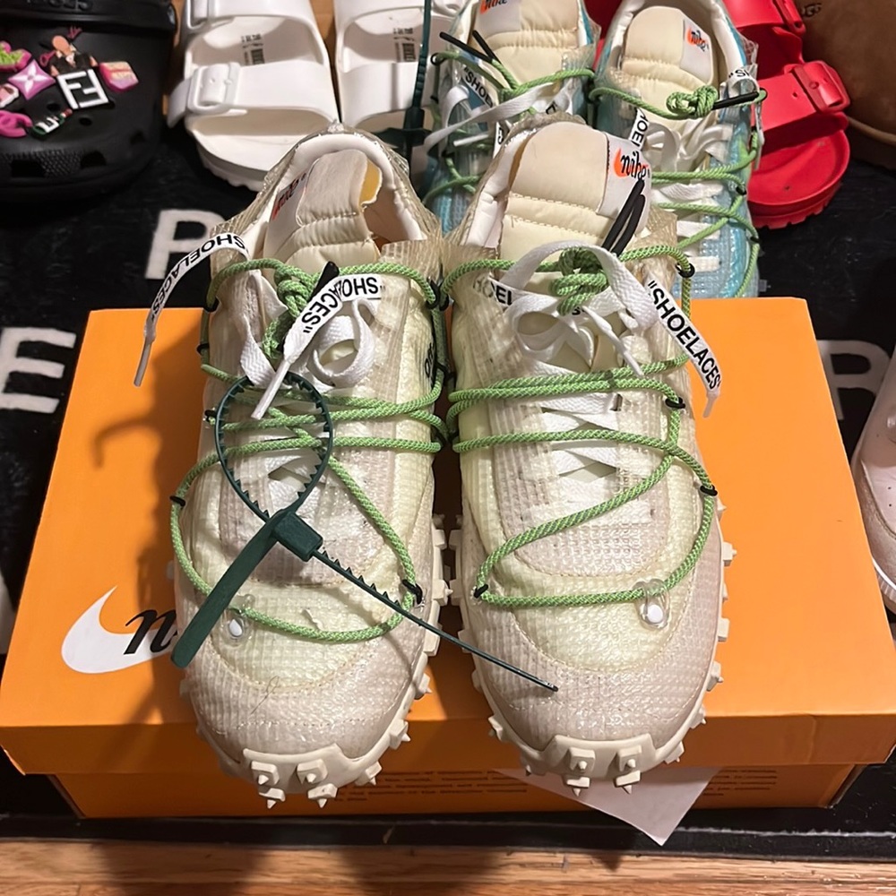Nike Off-White Waffle Racer Electric Green